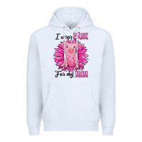 White i wear pink for my mom pig Premium Hoodie - RanaPortraitStore