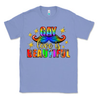 Colony Blue Gay Love Is Beautiful Pride Lgbtq Classic Tee - BundleAndBundleShop