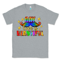Heather Grey Gay Love Is Beautiful Pride Lgbtq Classic Tee - BundleAndBundleShop