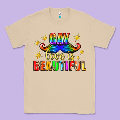 Gay Love Is Beautiful Pride Lgbtq Classic Tee Designed By Bundleandbundleshop