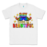 White Gay Love Is Beautiful Pride Lgbtq Classic Tee - BundleAndBundleShop