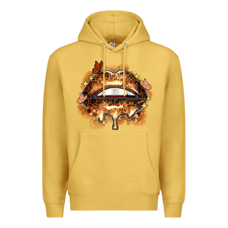 Melanin Lips Premium Hoodie by Zillion Design Studio | Teevron