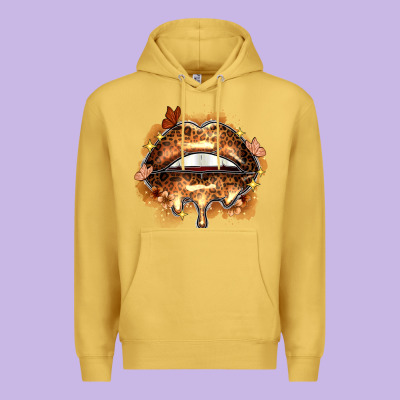 Melanin Lips Premium Hoodie Designed By Zillion Design Studio