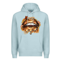 Blue Mist melanin lips Premium Hoodie - Zillion Design Studio