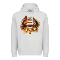 Dove Grey melanin lips Premium Hoodie - Zillion Design Studio