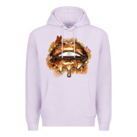 Lilac melanin lips Premium Hoodie - Zillion Design Studio