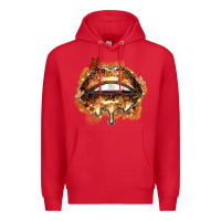 Red melanin lips Premium Hoodie - Zillion Design Studio