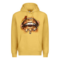 Antique Gold melanin lips Premium Hoodie - Zillion Design Studio