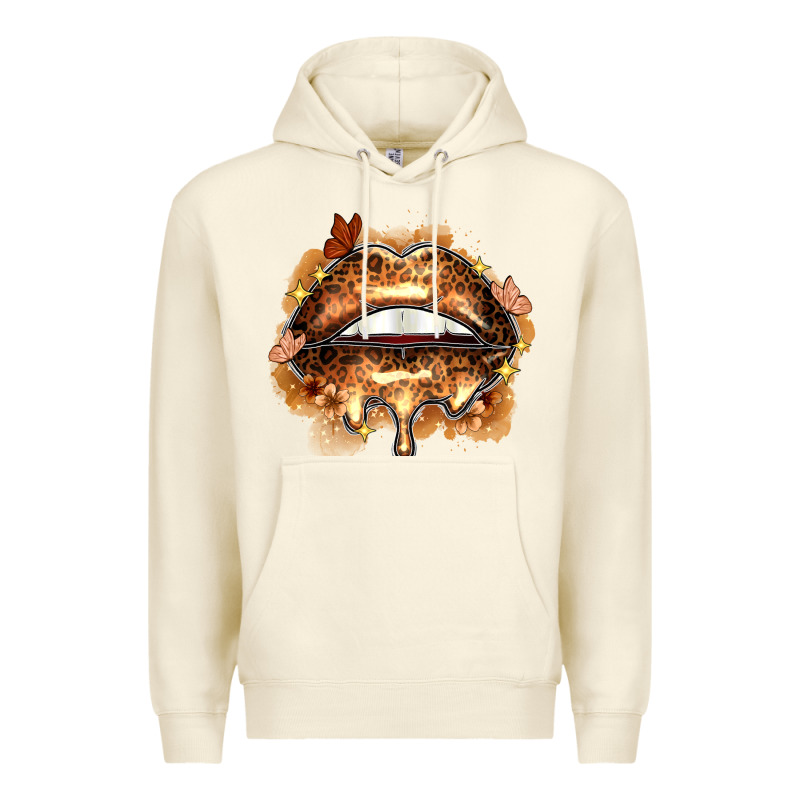 Melanin Lips Premium Hoodie by Zillion Design Studio | Teevron