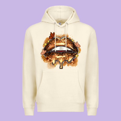 Melanin Lips Premium Hoodie Designed By Zillion Design Studio
