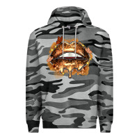 Slate Camo melanin lips Premium Hoodie - Zillion Design Studio
