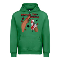 Emerald I Have Two Moods Black and Red Sneakers Afro Girl Urban Hoodie - texasbilliewilder
