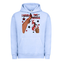 Pigment Grape Ice I Have Two Moods Black and Red Sneakers Afro Girl Urban Hoodie - texasbilliewilder