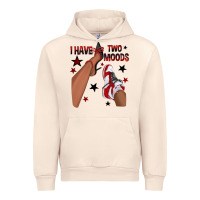 Sandshell I Have Two Moods Black and Red Sneakers Afro Girl Urban Hoodie - texasbilliewilder
