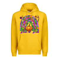 Lemon Trick or Treat Halloween Rainbow Premium Hoodie - texasbilliewilder