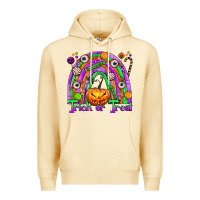 Pina Colada Trick or Treat Halloween Rainbow Premium Hoodie - texasbilliewilder