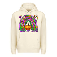 Sandshell Trick or Treat Halloween Rainbow Premium Hoodie - texasbilliewilder