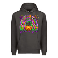 Smoke Trick or Treat Halloween Rainbow Premium Hoodie - texasbilliewilder