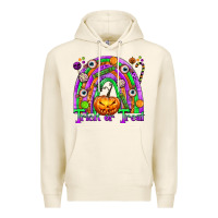 Tofu Trick or Treat Halloween Rainbow Premium Hoodie - texasbilliewilder