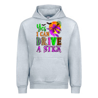 Heather Grey yes i can drive a stick Urban Hoodie - Zillion Design Studio
