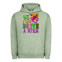 Pigment Oil Green yes i can drive a stick Urban Hoodie - Zillion Design Studio