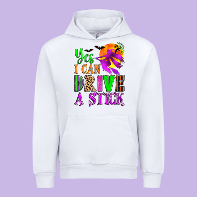 Yes I Can Drive A Stick Urban Hoodie Designed By Zillion Design Studio