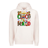 Pale Pink happy cinco de mayo Premium Hoodie - Zillion Design Studio