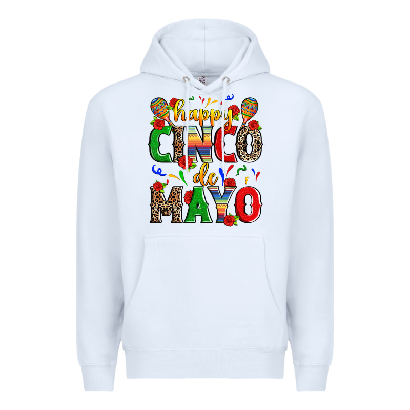 Happy Cinco De Mayo Premium Hoodie by Zillion Design Studio | Teevron