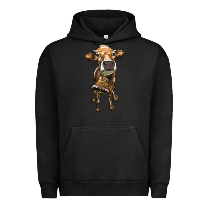 Heifer Cow With Cow Bell Urban Hoodie by RanaPortraitStore | Teevron
