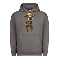 Pigment Tornado heifer cow with cow bell Urban Hoodie - RanaPortraitStore