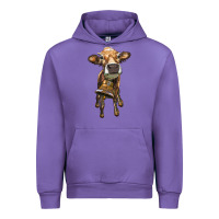 Tulip heifer cow with cow bell Urban Hoodie - RanaPortraitStore