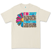 Bone im just here trusting jesus Premium Tee - CowhideDigitalArt