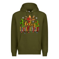 Army Green feliz navidad Premium Hoodie - Zillion Design Studio