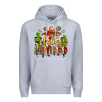 Heather Grey feliz navidad Premium Hoodie - Zillion Design Studio
