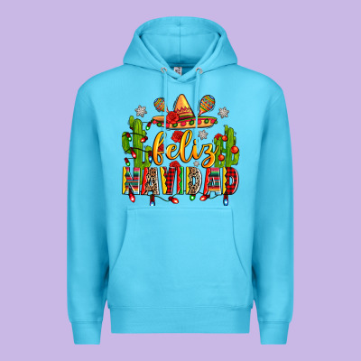 Feliz Navidad Premium Hoodie Designed By Zillion Design Studio