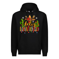 Black feliz navidad Premium Hoodie - Zillion Design Studio