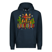 Navy feliz navidad Premium Hoodie - Zillion Design Studio