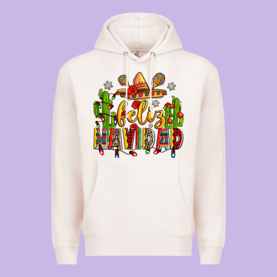 Feliz Navidad Premium Hoodie Designed By Zillion Design Studio