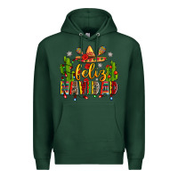 Sports Green feliz navidad Premium Hoodie - Zillion Design Studio