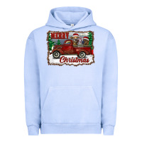 Pigment Grape Ice christmas truck with cows Urban Hoodie - RanaPortraitStore