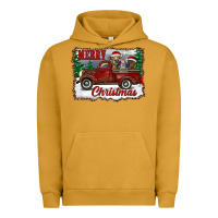 Pigment Peanut Butter christmas truck with cows Urban Hoodie - RanaPortraitStore