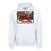 White christmas truck with cows Urban Hoodie - RanaPortraitStore