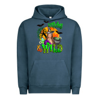 Pigment Midnight Navy witchy and wild Urban Hoodie - Zillion Design Studio