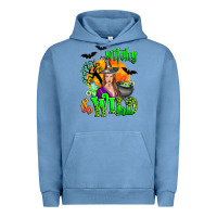 Pigment Pebble Blue witchy and wild Urban Hoodie - Zillion Design Studio