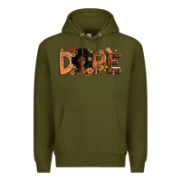 Army Green dope melanin Premium Hoodie - Zillion Design Studio