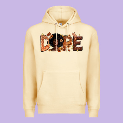 Dope Melanin Premium Hoodie Designed By Zillion Design Studio