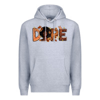 Heather Grey dope melanin Premium Hoodie - Zillion Design Studio