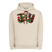 Pigment French Oak christmas joy with heifer Urban Hoodie - RanaPortraitStore