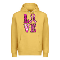 Antique Gold cancer love Premium Hoodie - RanaPortraitStore