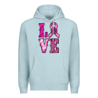 Blue Mist cancer love Premium Hoodie - RanaPortraitStore